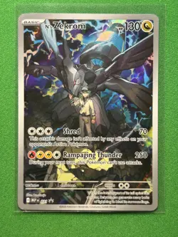 N's Zekrom 031 Pokemon Ascended Heroes ETB Promo Holo NM - Image 1