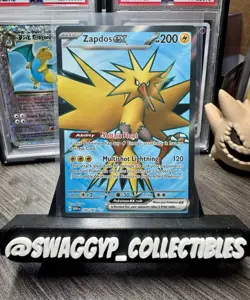◓Zapdos ex 192/165 S&V 151 - Pokemon TCG Full Art Ultra Holo Rare*NM◓ - Image 1