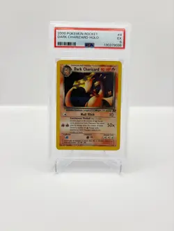 2000 Dark Charizard Pokemon Rocket Holo # 4 PSA EX 5 - Image 1