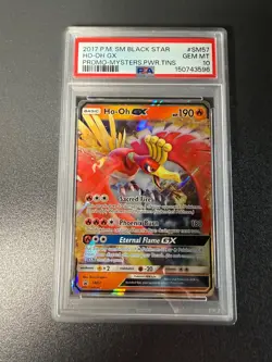 Pokemon TCG HO-OH GX Sun & Moon Sm57 Promo Promo Psa 10 Gem mint - Image 1