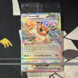 Pokemon Eevee ex 075/131 Prismatic Evolutions stamped promo sealed - Image 1