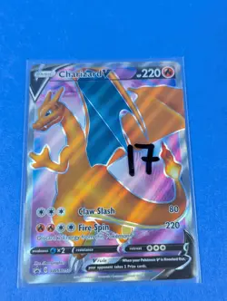 Charizard V - SWSH050 - Rare Holo Sword & Shield Promos - Pokemon - NM - Image 3