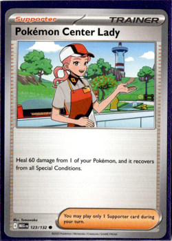 Pokemon Center Lady - 123/132 - Pokemon Mega Evolution - Image 1