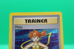Pokemon TCG Misty Trainer Card Gym Heroes 18/132 Holo Rare LP Condition - Image 2