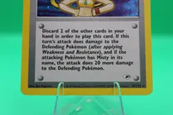 Pokemon TCG Misty Trainer Card Gym Heroes 18/132 Holo Rare LP Condition - Image 4