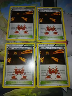 4x Team Magma's Secret Base 32/34 Pokemon TCG: Double Crisis *MP* - Image 1