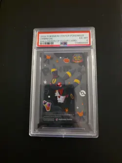 2024 Pokemon Center Pokemaze UMBREON Halloween CP Clear Card PSA 6 - Image 1