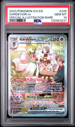 2023 POKEMON SCARLET & VIOLET SPECIAL ILLUSTRATION RARE #245 GARDEVOIR EX PSA 10 - Image 1