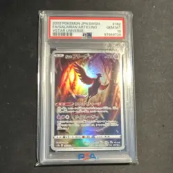 Pokemon Galarian Articuno 182/172 S12a Vstar Universe Art Rare Holo PSA 10 - Image 2