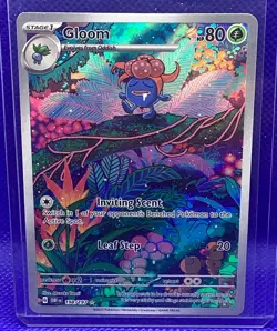 Pokemon Obsidian Flames Gloom 198/197 Illustration Rare Holo - Image 1