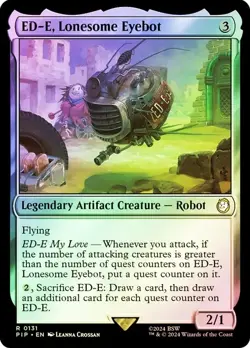 ED-E, Lonesome Eyebot Universes Beyond: Fallout (PIP) Foil - Image 1