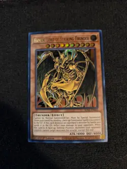 Yugioh Hamon, Lord of Striking Thunder SDSA-EN043 Ultra Rare 1st Ed - VLP - Image 1