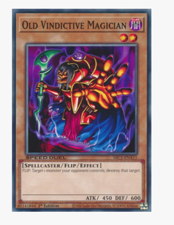 x3 Old Vindictive Magician SBC1-ENA11 Common YuGiOh - Image 1