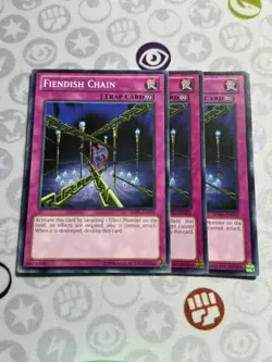 3x Fiendish Chain - Common (VLP-NM) - Yugioh Playsets - Image 1
