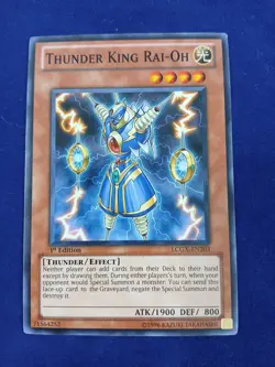Thunder King Rai-Oh LCGX-EN203 Legendary Collection2 1st Edition NM - Image 1