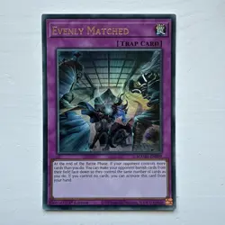 Yu-Gi-Oh! MAMA-EN099 Evenly Matched (1st Edition) Ultra Rare, NEAR MINT - Image 1