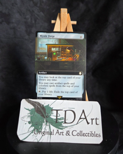 MYSTIC FORGE ~ NM ~ MTG Magic- 0484 PIP Fallout EXTENDED Art - Image 1