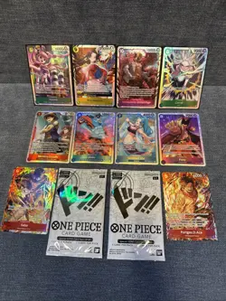 One Piece Tcg Op14 8 Card SR Lot NM & 2 Special Don Packs & 2 Promos - Image 1