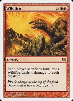 Wildfire 1x MtG Ninth Edition 9th SP/NM - Image 1
