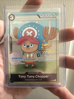 One Piece TCG - Tony Tony Chopper- 25-26 Event Championship Gold Stamp Celebrati - Image 1