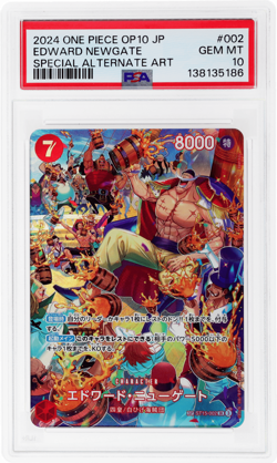 2024 One Piece Royal Bloodline Japanese Edward Newgate PSA 10 - Image 1