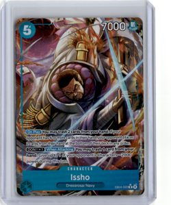 One Piece TCG - The Azure Sea’s Seven - Issho EB04-022 R (Alt Art) - NM Foil - Image 1