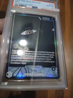 Imu PSA 10 Alternate Art Foil Leader OP13-079 Carrying on His Will PSA10 English - Image 4