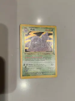 Pokemon Muk holo card #13 - Fossil set, never played - Image 4