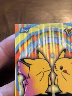 Pokemon Topps 2000 TV Animation Series 2 Stick-Ons #132 Ditto Card 5 of 10 Minty - Image 2