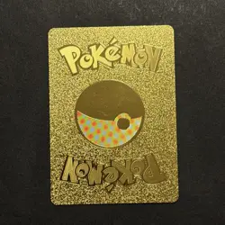 Charizard VMAX hp350 Gold Pokemon Card Fan Art Holo Foil - Image 2