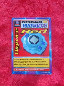 Bandai Digimon Trading Card Starter Deck 1 Digivice Red St-59 1st Edition - Image 1