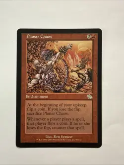MTG Planar Chaos Judgment LP Magic the Gathering Uncommon Card Red Enchantment - Image 1