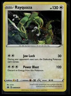 SWSH: Sword & Shield Promo Cards #SWSH029 Rayquaza Promo,Holo - Image 1