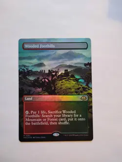 Wooded Foothills (Borderless) Modern Horizons 3 Foil - Image 1