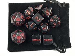 mtg Spindown Dice - 2 Rakdos Spindown - 2 Pro Tour Dice - game dice - Image 2