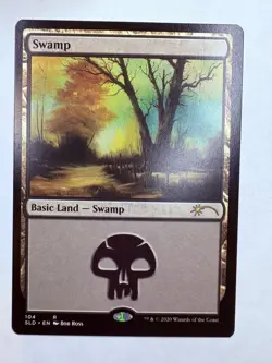SLD Swamp (104) (Bob Ross) Secret Lair Drop NonFoil MTG NM - Image 1