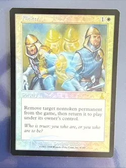 Magic The Gathering: MTG Urza's Destiny Flicker Rare FOIL NM+ #9 - Image 2