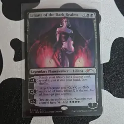 Magic The Gathering Liliana of the Dark Realms 004 Media Promo Foil Planeswalker - Image 1