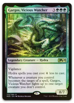Gargos, Vicious Watcher #172 (Foil) (LP) Core Set 2020 PPM20 Magic MTG - Image 1