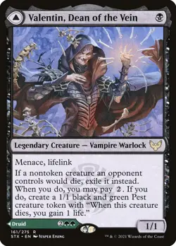 MTG Valentin, Dean of the Vein // Lisette, Dean of the Root ** Strixhaven ** En - Image 1