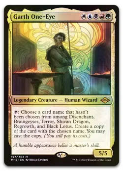Garth One-Eye #197 (Foil) (NM) Modern Horizons 2 MH2 Magic MTG - Image 1