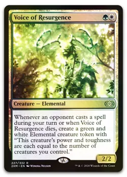 Voice of Resurgence #227 (Foil) (LP) Double Masters 2XM Magic MTG - Image 1