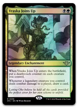 Vraska Joins Up #236 (Foil) (LP) Thunder Junction PPOTJ Magic MTG - Image 1