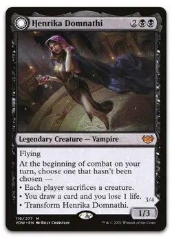 Henrika Domnathi #119 (NM) Crimson Vow VOW Magic MTG - Image 1
