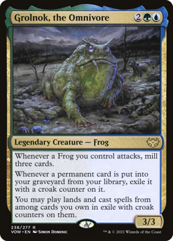 Grolnok, the Omnivore #238 (Foil) (MP) Crimson Vow VOW Magic MTG - Image 1