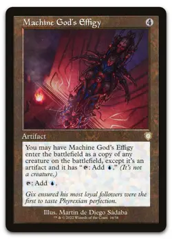 Machine God's Effigy (Retro Frame) #16 (NM) Brothers' War BRC Magic MTG - Image 1