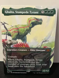 Ghalta, Stampede Tyrant Borderless - The Lost Caverns of Ixalan 326 - Image 1