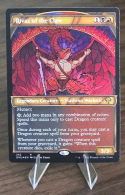 MTG Rivaz of the Claw (Textured Foil) Dominaria United Foil - Image 1