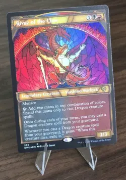 MTG Rivaz of the Claw (Textured Foil) Dominaria United Foil - Image 2