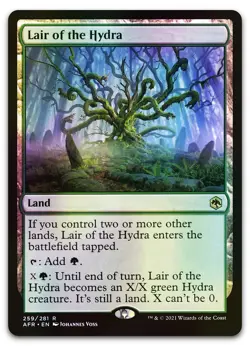 Lair of the Hydra #259 (Foil) (LP) Forgotten Realms AFR Magic MTG - Image 1